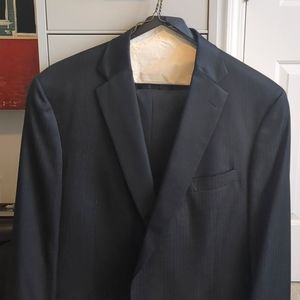 Nordstrom/ Hart Schaffner Marx men's blue pinstripe suit